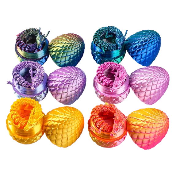 3D打8.5CM龙蛋+龙