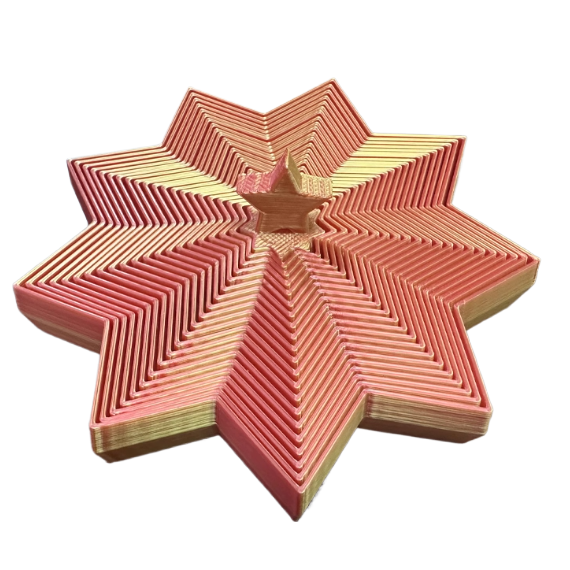 3D打印圣诞萝卜塔