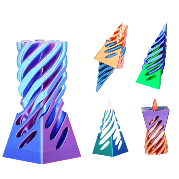 3D打印小号解压金字塔推推乐