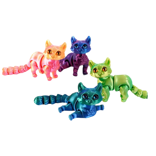 3D打印可爱猫摆件