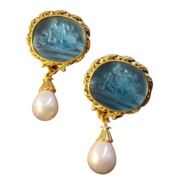 饰品/耳环/耳饰/烧焊锆石耳环/烧焊耳环白底实物图