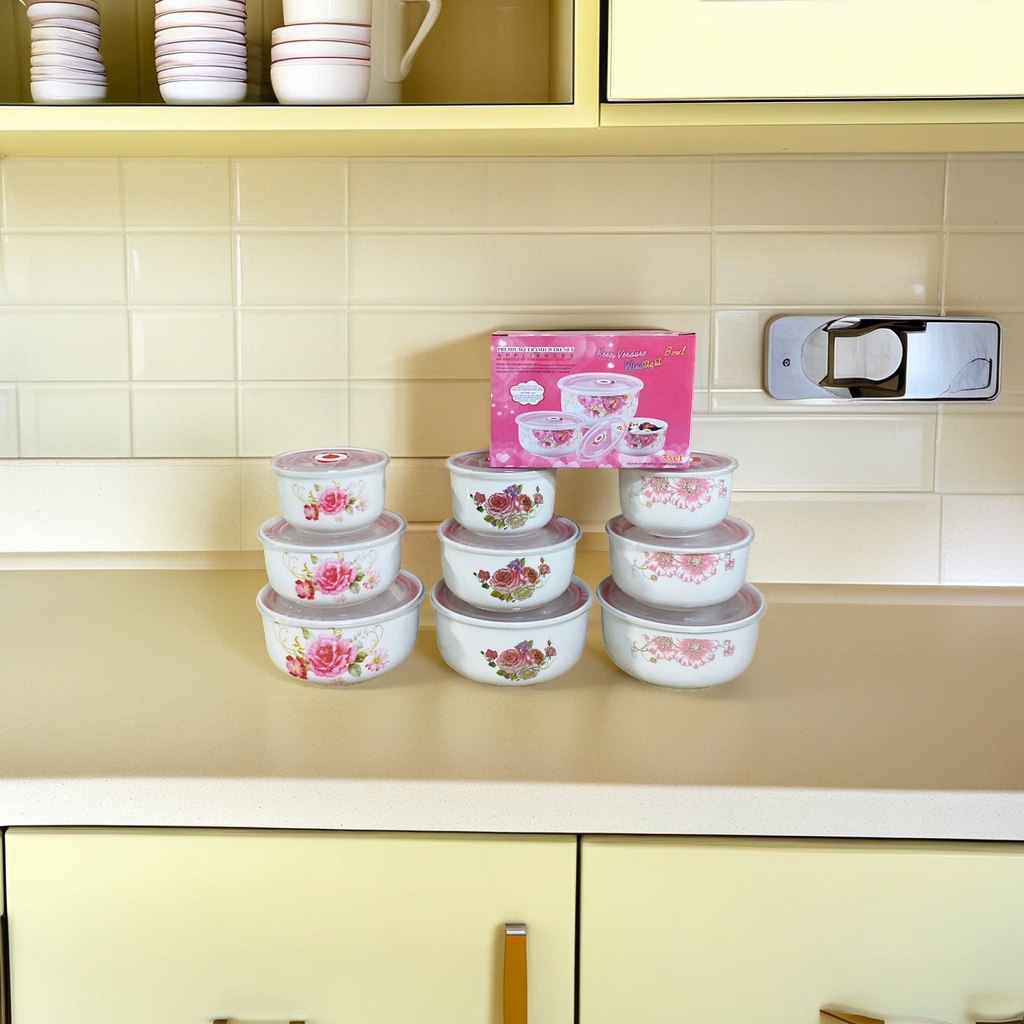 Ceramic bowl set, home combination set of four pieces, simple Japanese ceramic tableware gift box Application Scenario