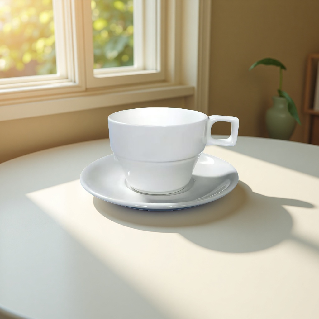 陶瓷咖啡杯碟套装外贸出口陶瓷日用餐具咖啡杯