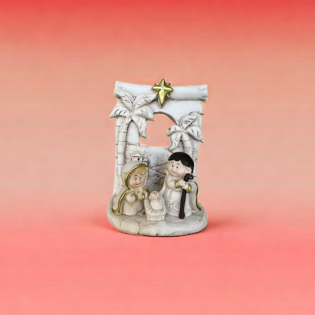 Christmas scene, Virgin Mary and Child, Joseph statue, home decoration, holiday gift Specification image
