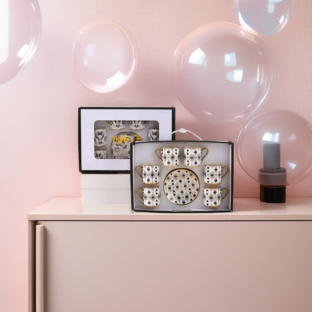 咖啡杯套装送礼装咖啡杯组合家用办公礼品盒装