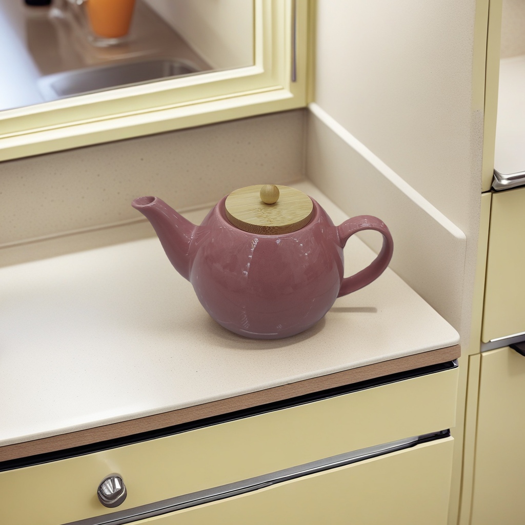 粉色陶瓷茶壶优雅泡茶神器家用茶具礼品