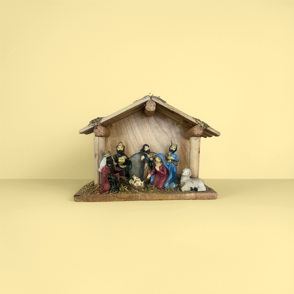 Christmas Nativity scene ornaments, decorative ornaments, home ornaments, festival decorations Application Scenario