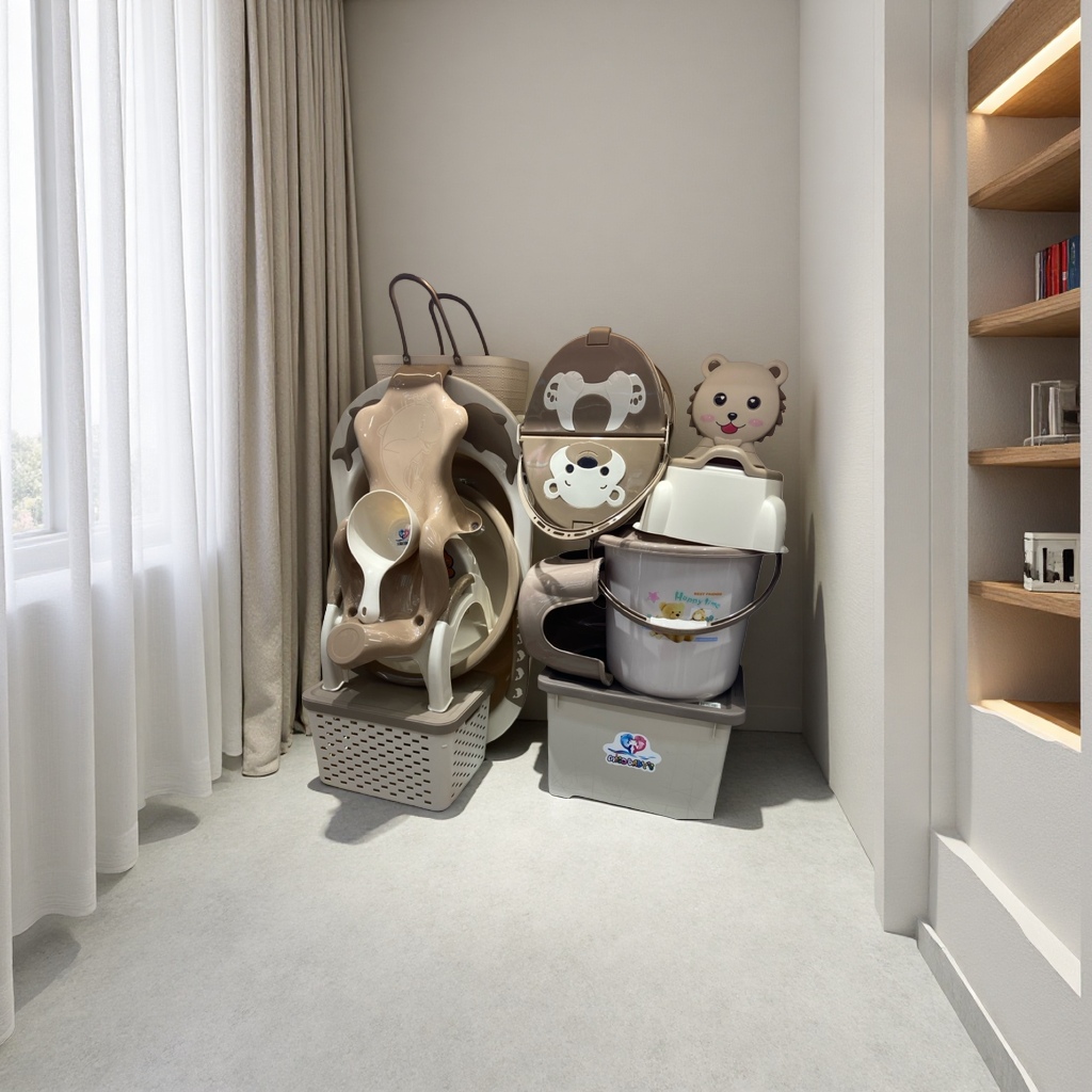 وتساعد أدوات التدريب على مراحيض الأطفال على استخدام المراحيض بسهولة Specification image
