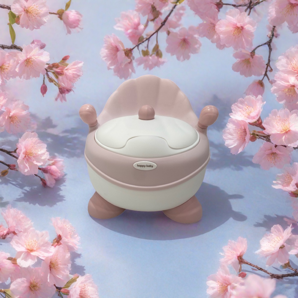Pink children's toilet training chair, anti-slip small toilet, baby toilet bowl, toddler toilet seat Application Scenario