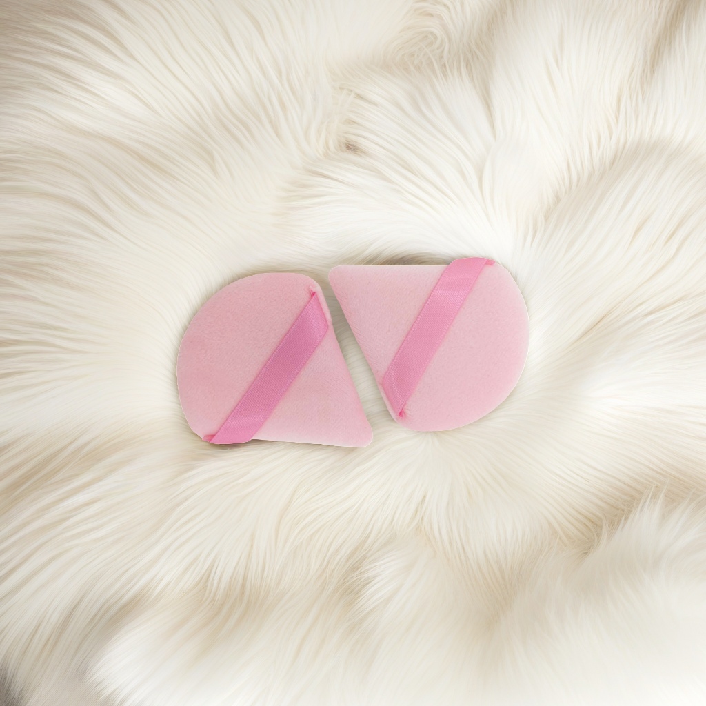 Pink teardrop-shaped makeup sponge, a soft makeup application tool, essential for beauty. 145114049 Specification image