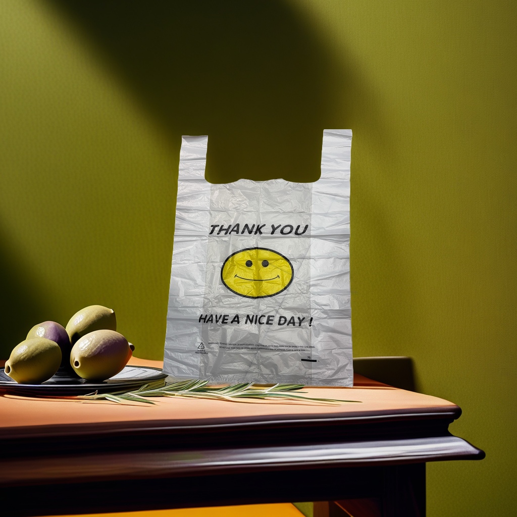 Bolsa de plástico reutilizable gran capacidad engrosada bolsa de compras bolsa ecológica para el hogar Specification image