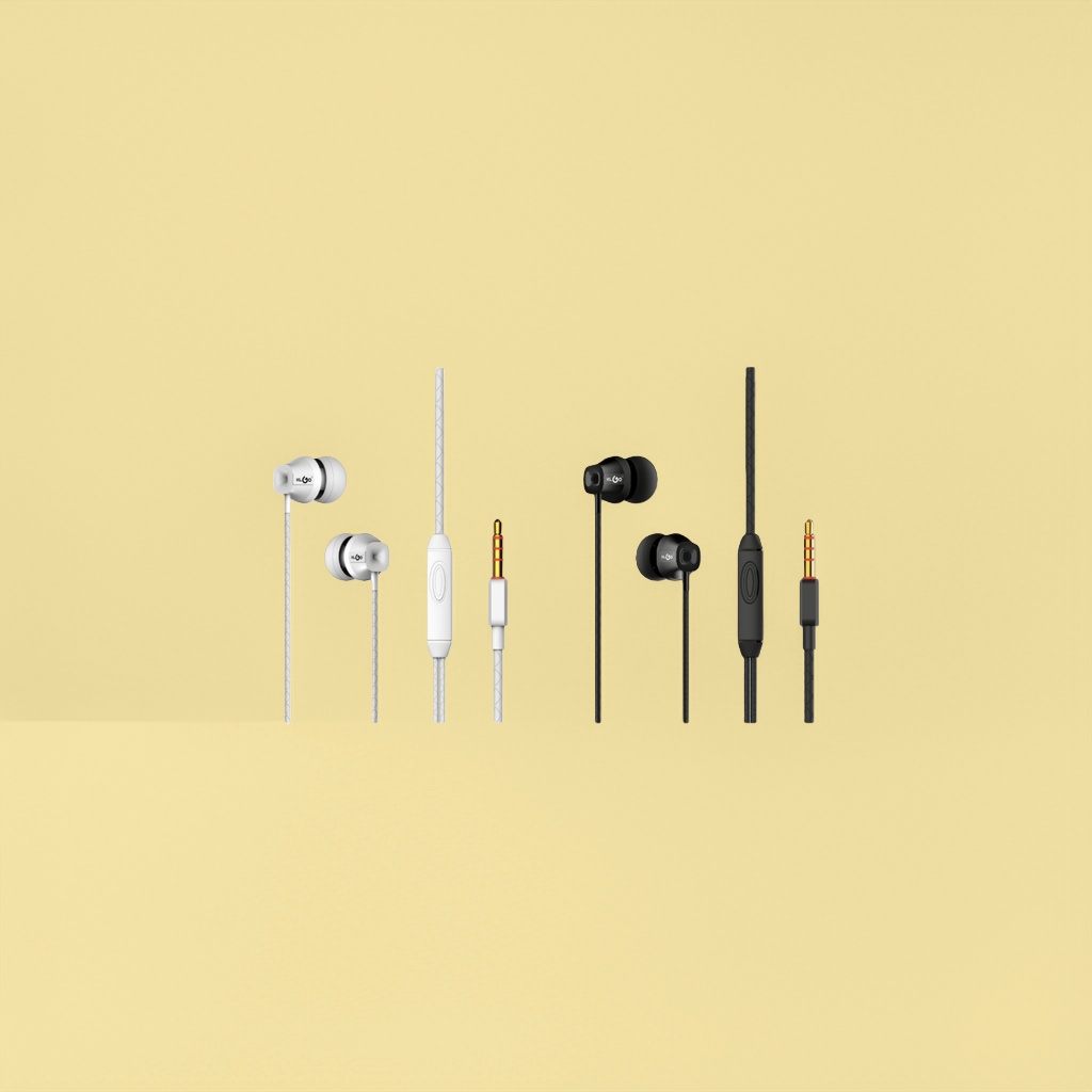 KLGO in-ear headphones are noise-cancelling, comfortable to wear, with clear sound quality and durability details Picture