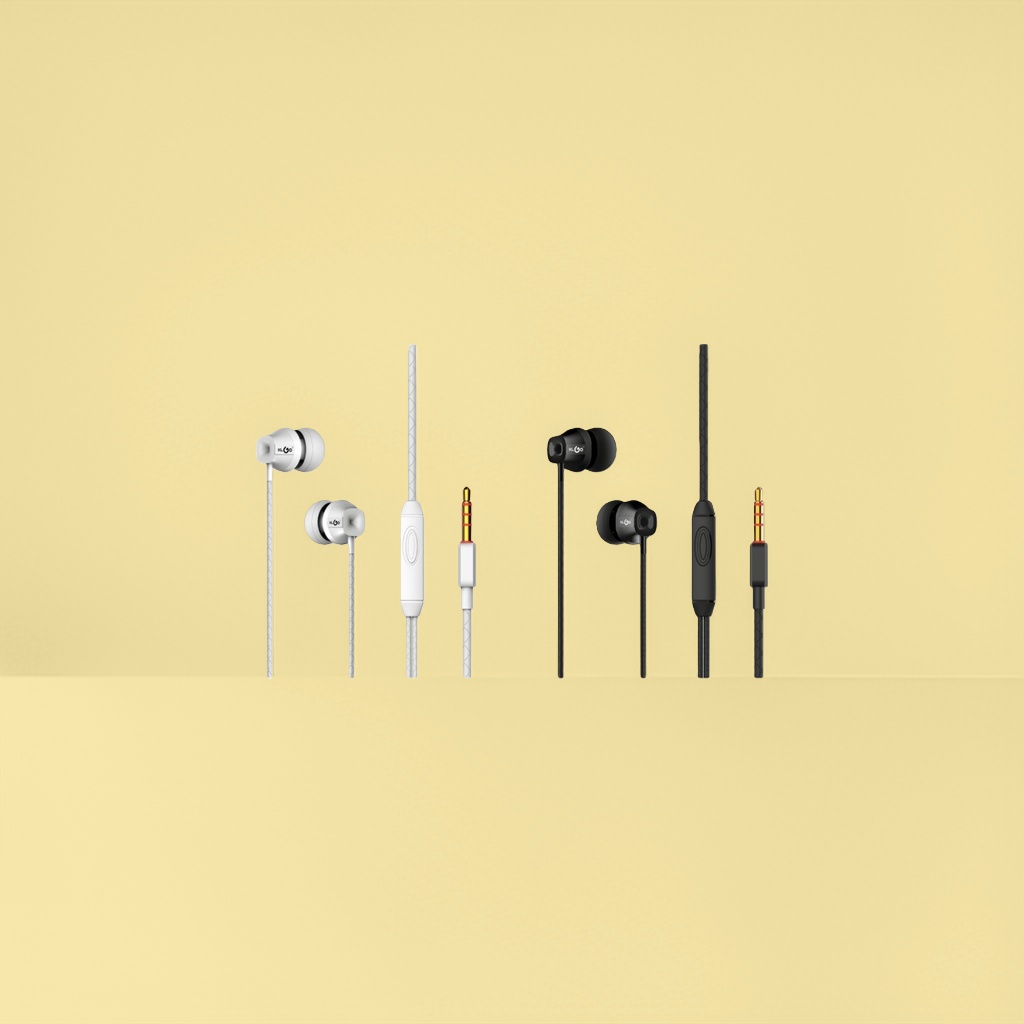 KLGO in-ear headphones are noise-cancelling, comfortable to wear, with clear sound quality and durability