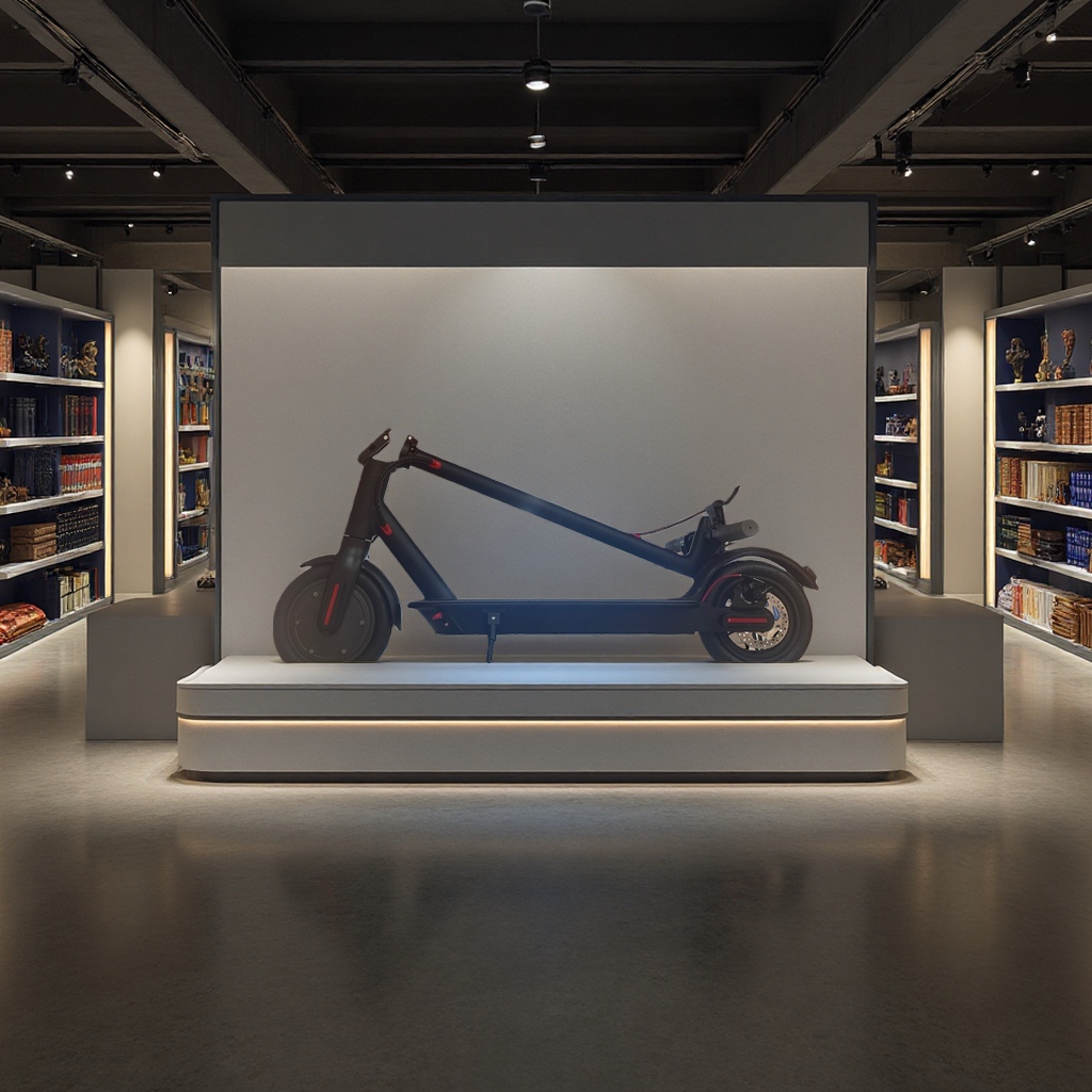 Electric scooters are lightweight, high-speed, have a long range and are portable means of transportation details Picture