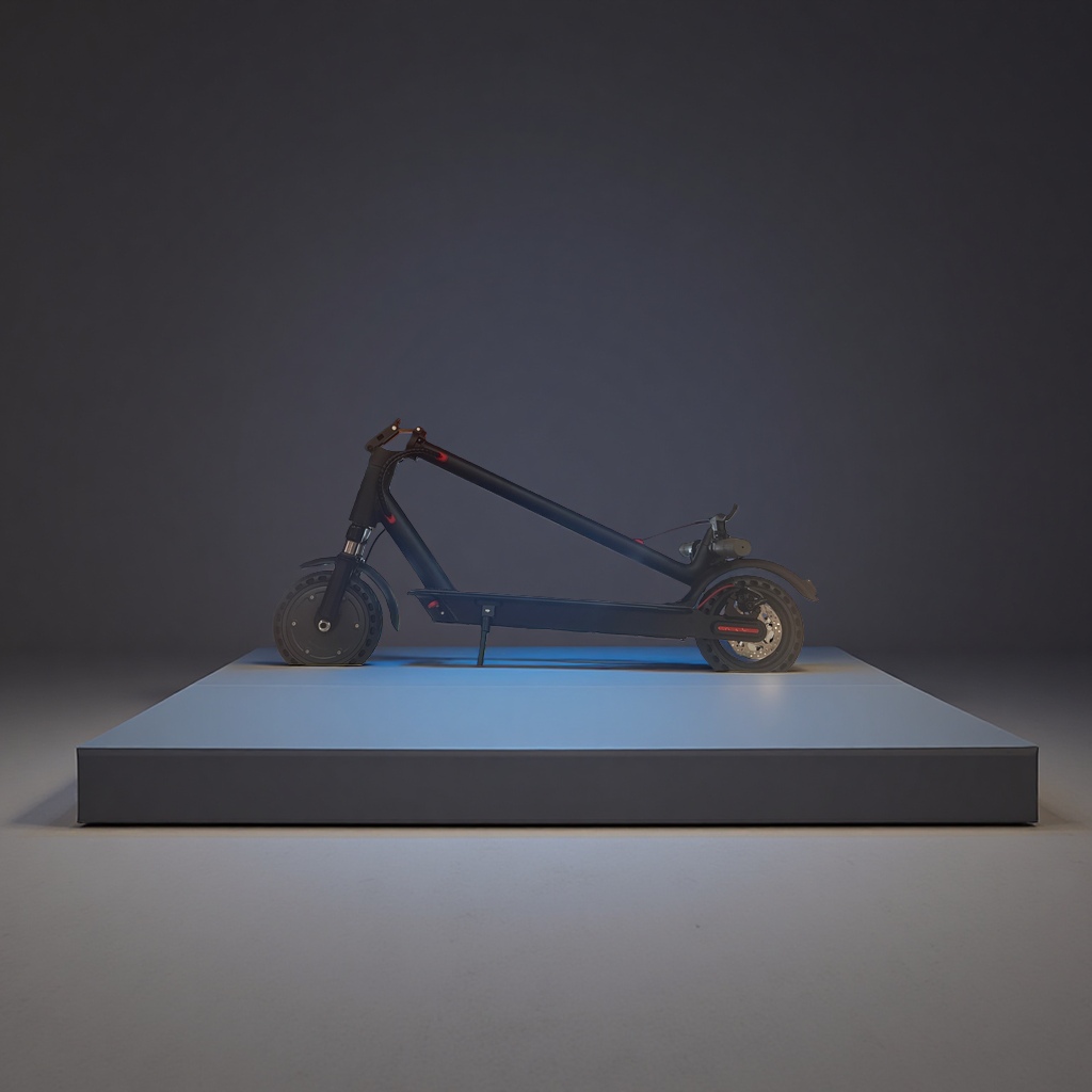Electric scooter, lightweight, high-speed, long-lasting, portable means of transportation. 150139971 Specification image