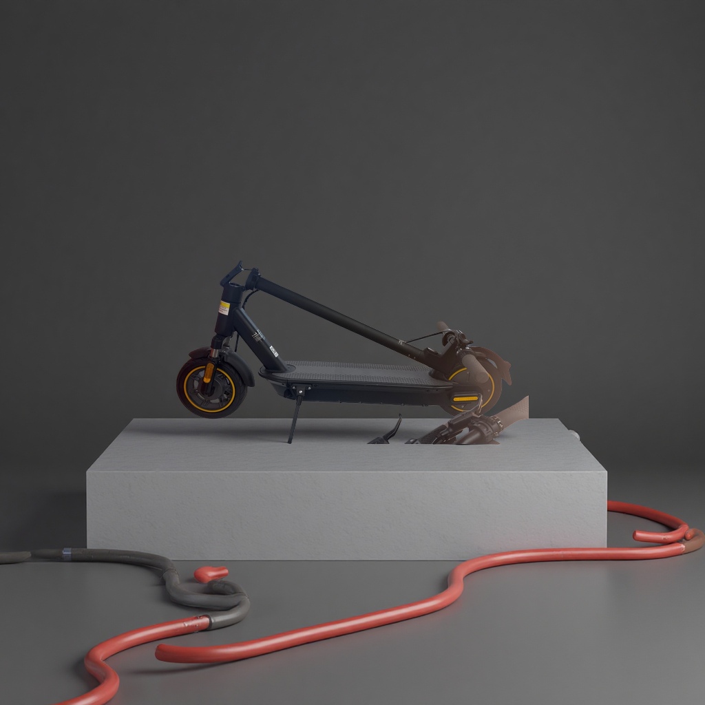 An electric scooter with a 30-kilometer range, lightweight and foldable, fashionable commuting and transportation tool Specification image