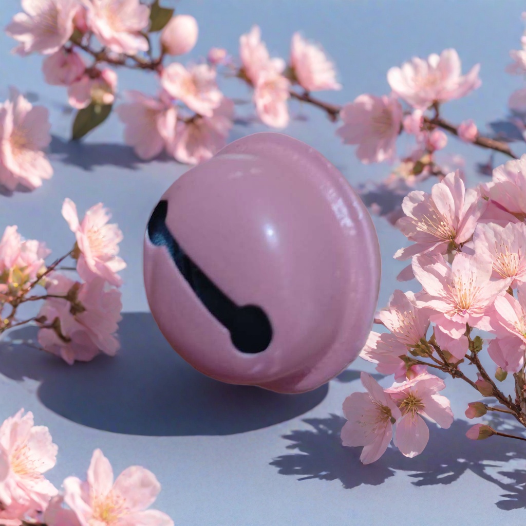 Pink bell pendant, cute decorative item, home decor, festival decoration gift. 151027792 Application Scenario