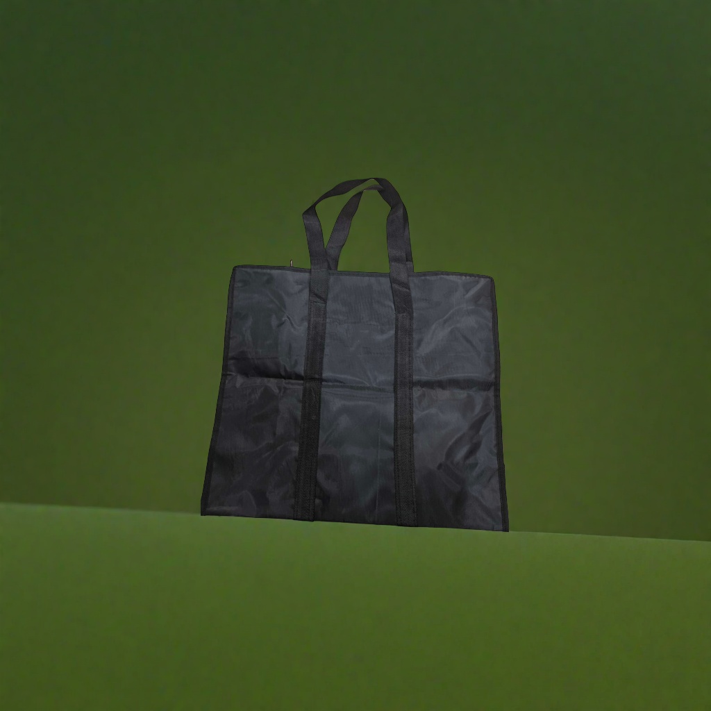 Black hand-held large-capacity shopping bag, simple and versatile, fashionable and practical for commuting. 151343253