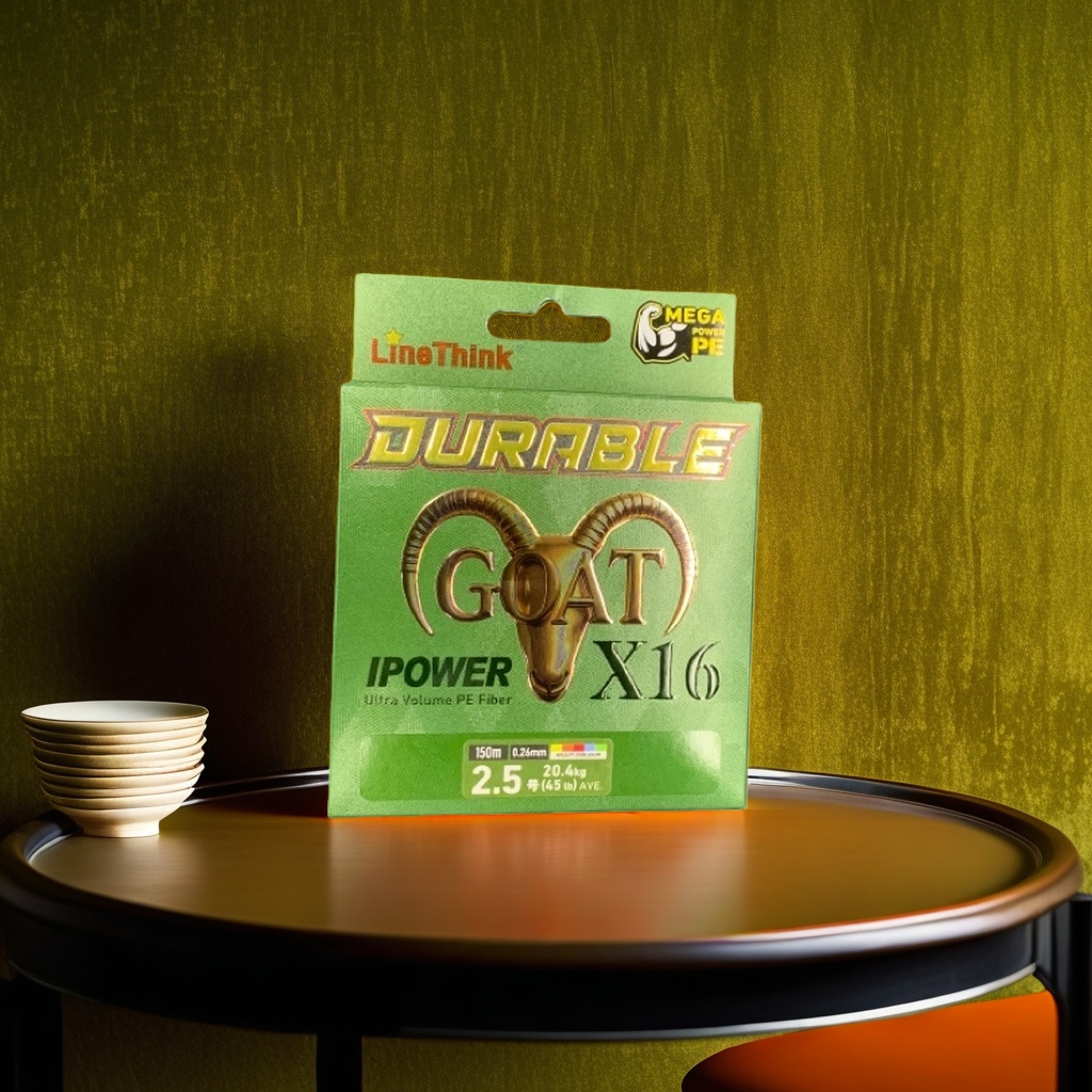 LineThink DURABLE GOAT X16 钓鱼线包装盒耐用防断 fishing line