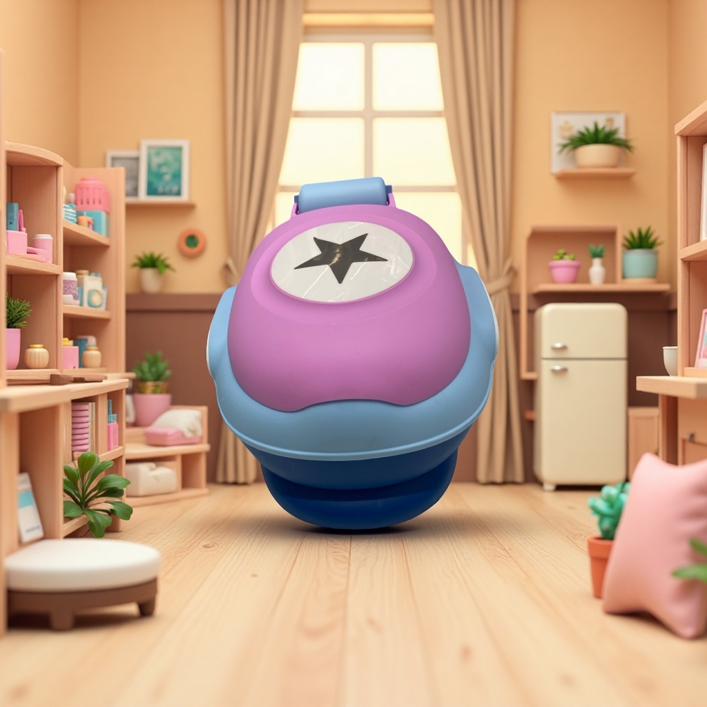 The main body of the children's toilet is portable, with an anti-slip design for children's training assistance. It is a safe and stable toilet for babies Specification image