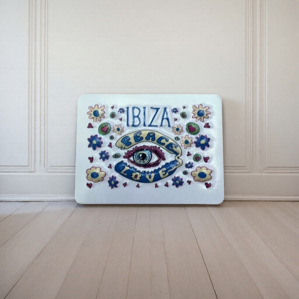 装饰画+IBIZA和平之眼主题磁贴细节图