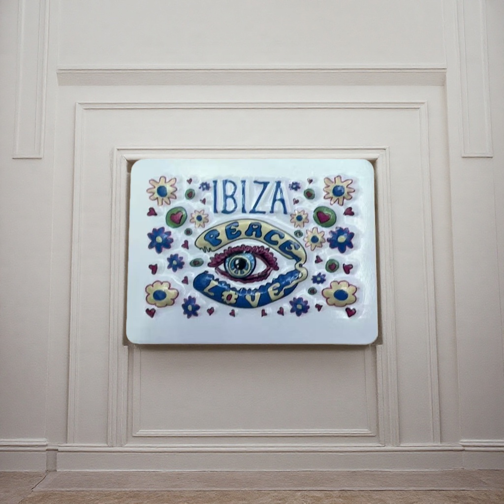 装饰画+IBIZA和平之眼主题磁贴产品图