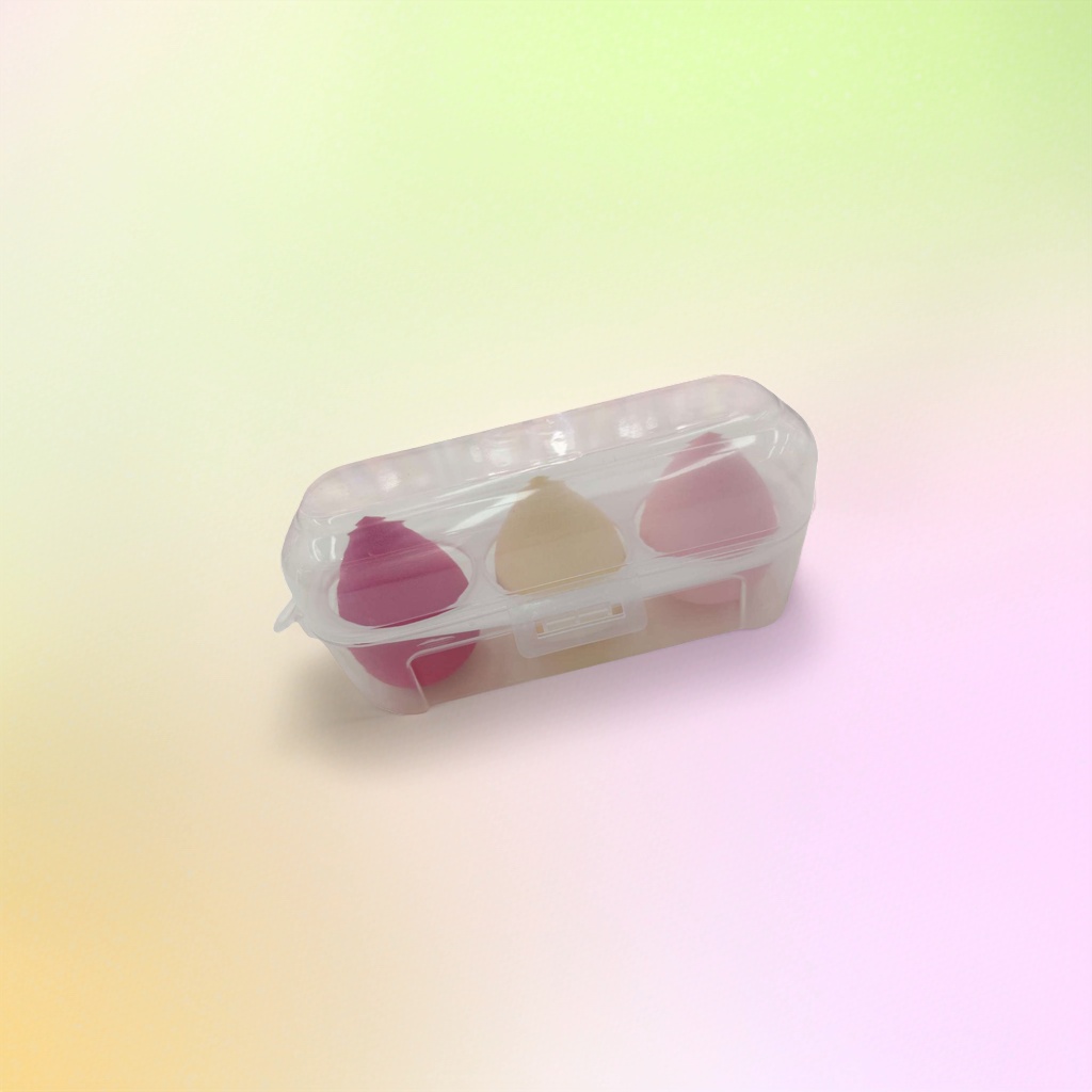 Makeup sponge, powder puff, beauty tool, soft beauty egg 3-piece set 160736287 Specification image