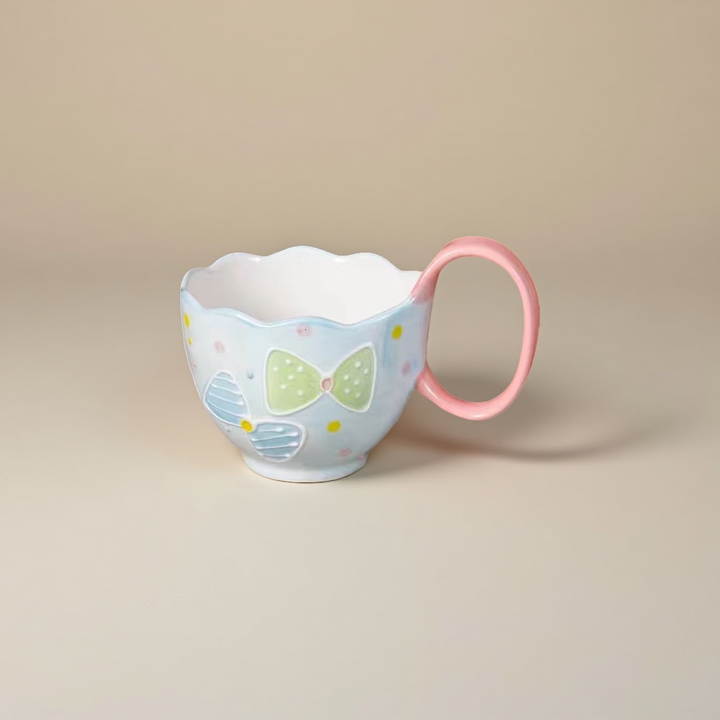 The ceramic cup features a simple design. It is durable and anti-drop for daily use. The ceramic water cup is sold directly from the factory Application Scenario