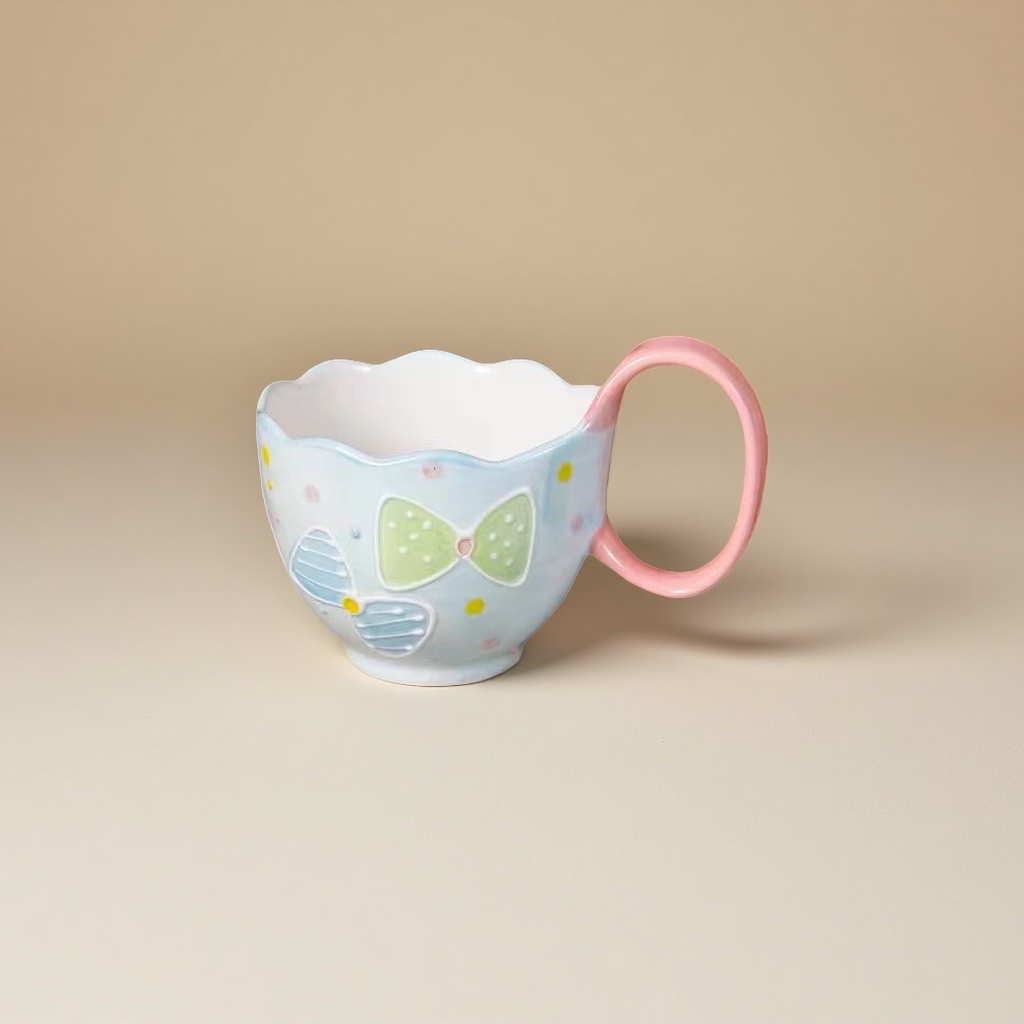 The ceramic cup features a simple design. It is durable and anti-drop for daily use. The ceramic water cup is sold directly from the factory