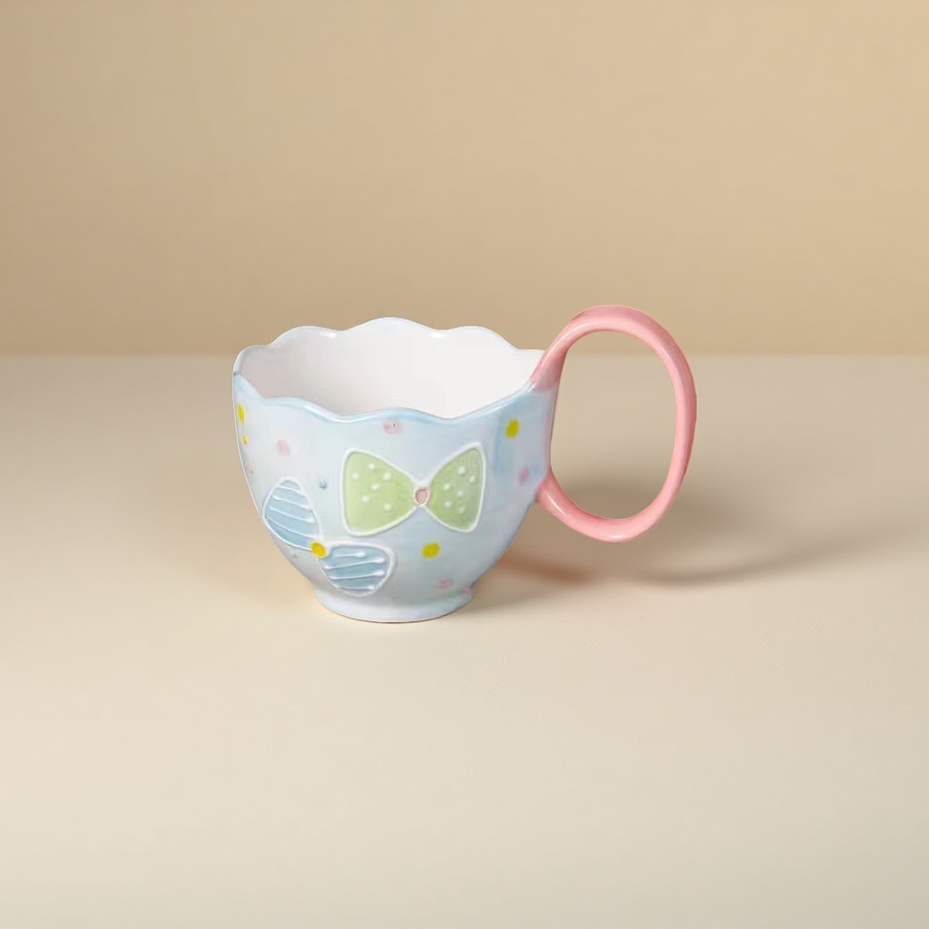 The ceramic cup features a simple design. It is durable and anti-drop for daily use. The ceramic water cup is sold directly from the factory details Picture