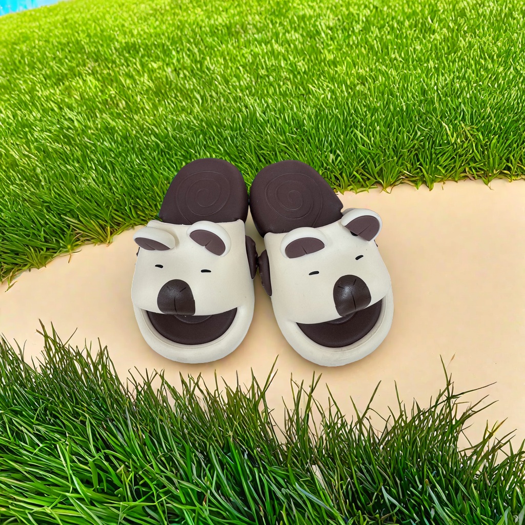 Cartoon panda pattern slippers for casual home use, anti-slip soft-soled home slippers Specification image