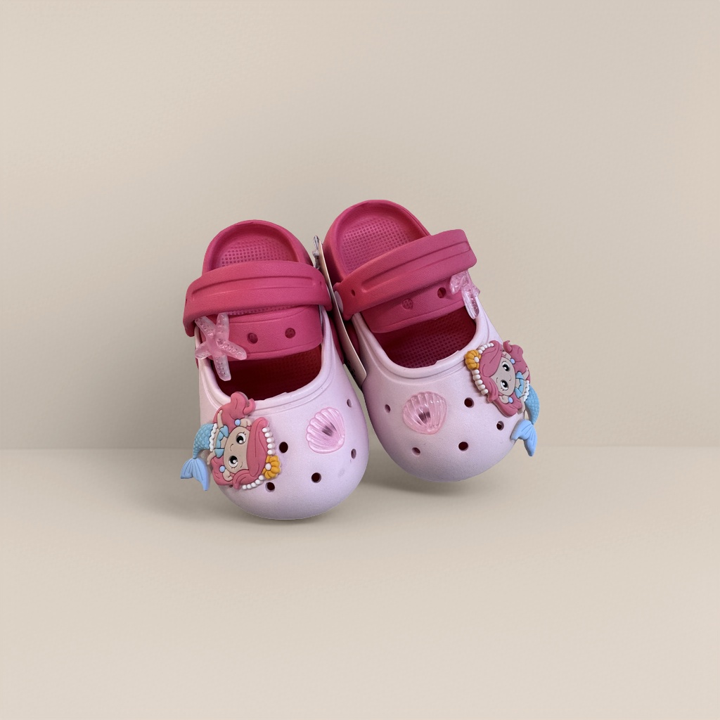 Pink mermaid-themed children's sandals Specification image