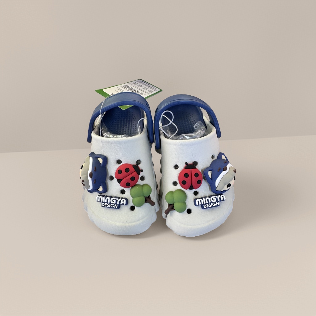 Cartoon crocs, fun decorative anti-slip soft-soled children's shoes Specification image