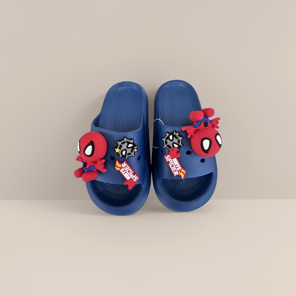 Summer cartoon children's shoes, anti-slip, soft and breathable slippers details Picture