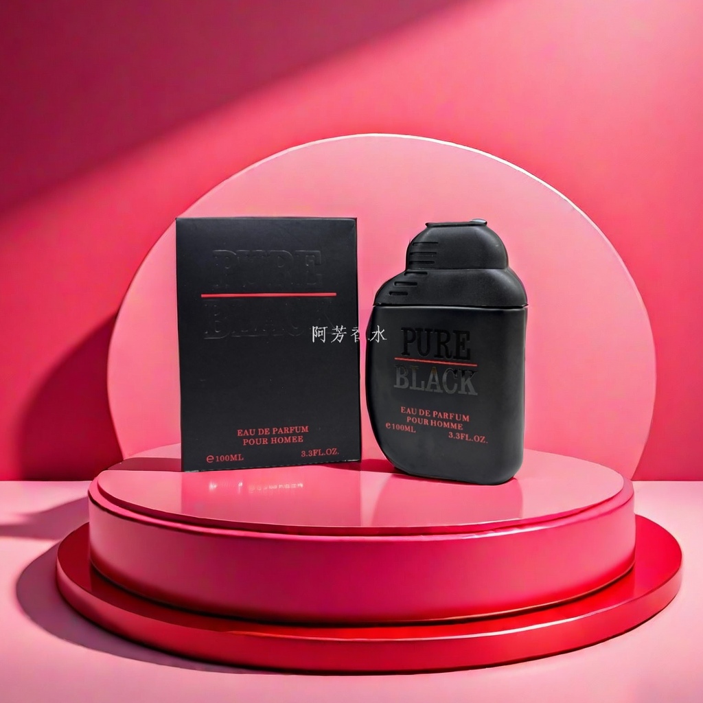 PURE BLACK perfume bottle packaging box Classic design gift box set