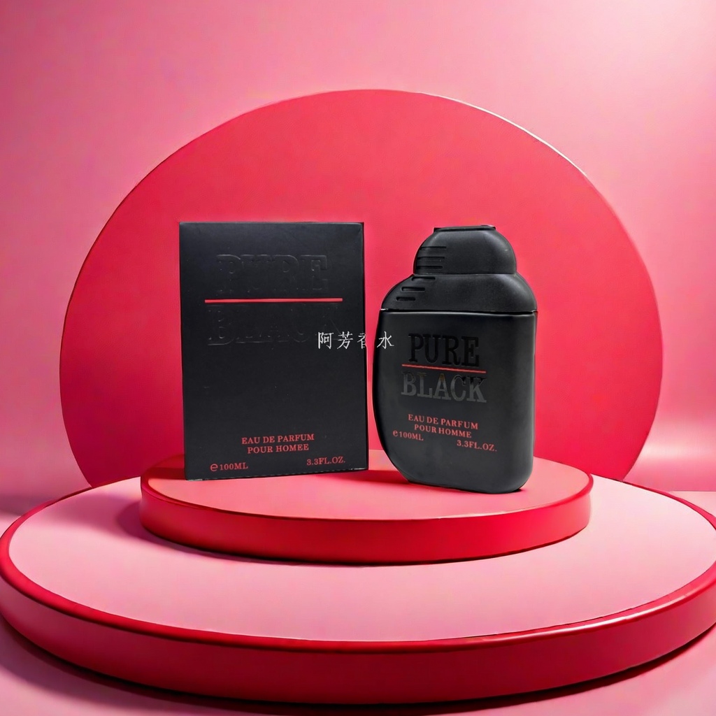PURE BLACK perfume bottle packaging box Classic design gift box set Application Scenario