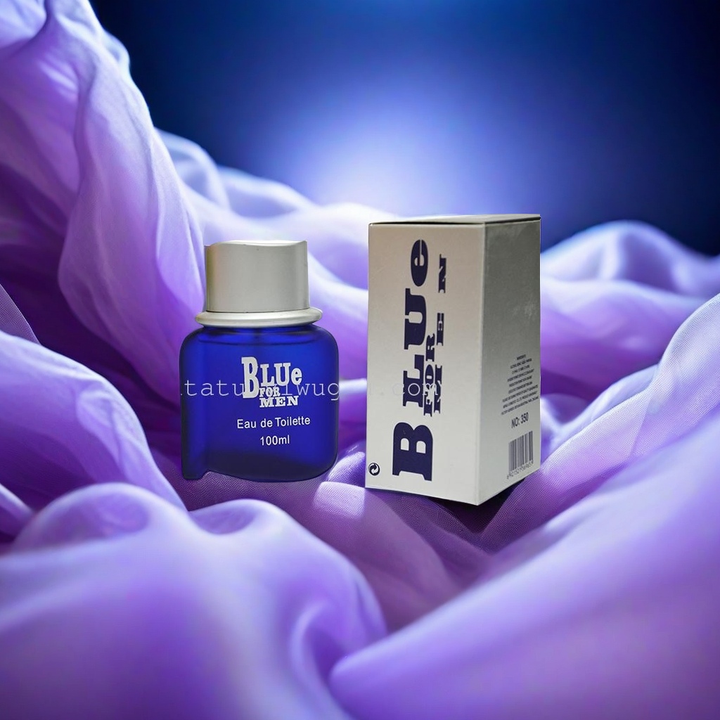 The blue men's perfume bottle is elegant, fresh and leaves a lasting fragrance Application Scenario