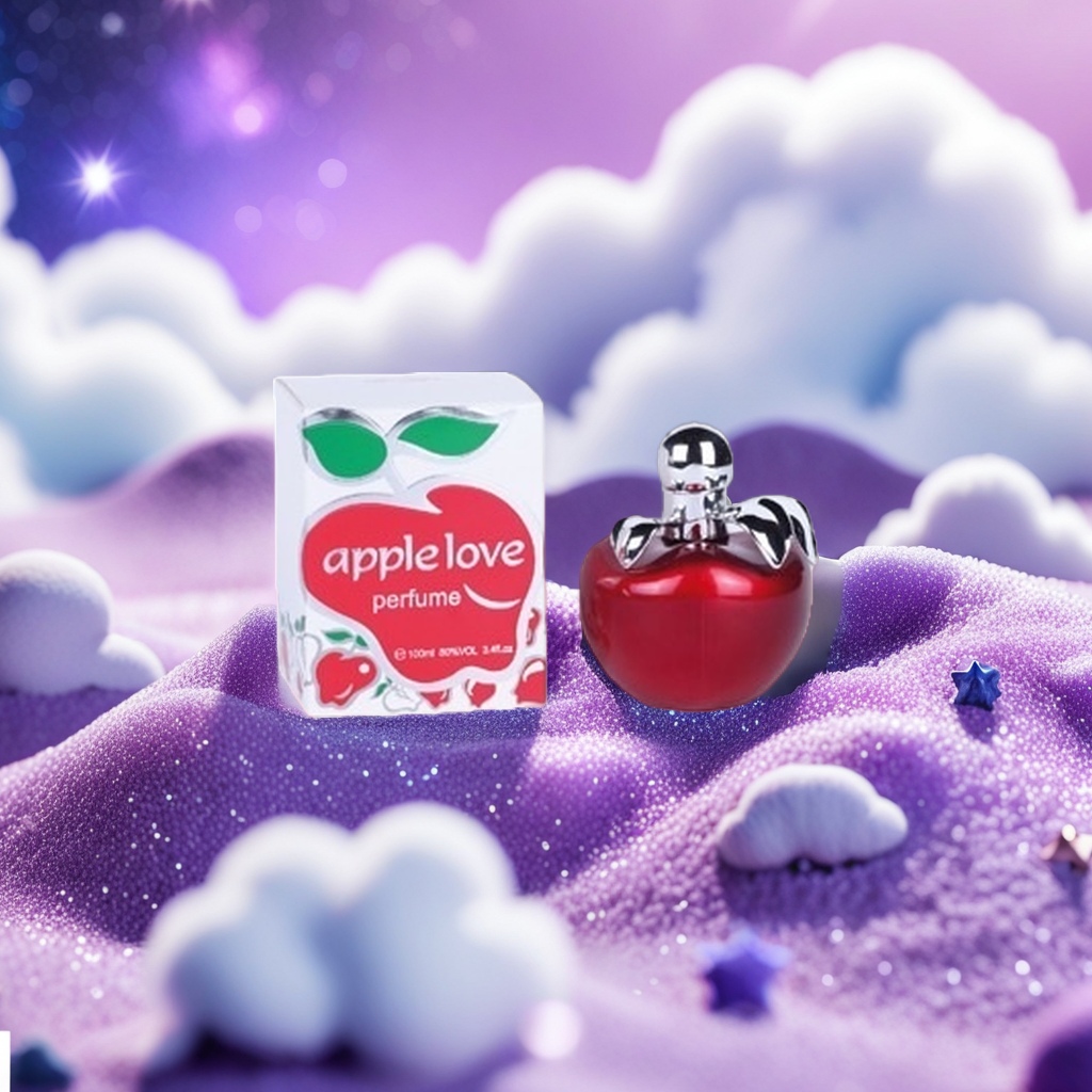 Apple-shaped perfume bottle for women, light, fresh and long-lasting fragrance, classic style Specification image