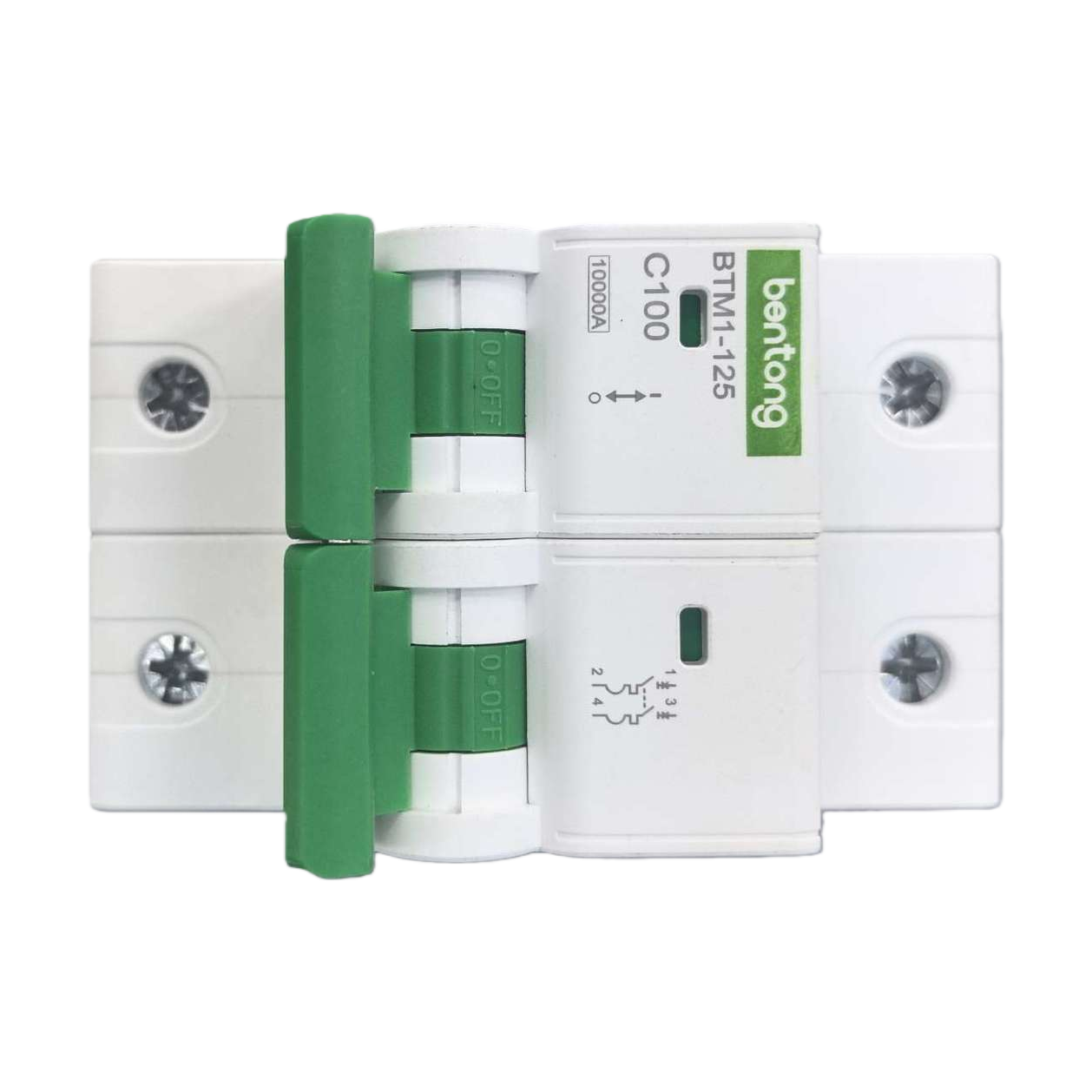 小型断路器电气开关家用工业型16A 2P 380V防水防尘112838595白底实物图