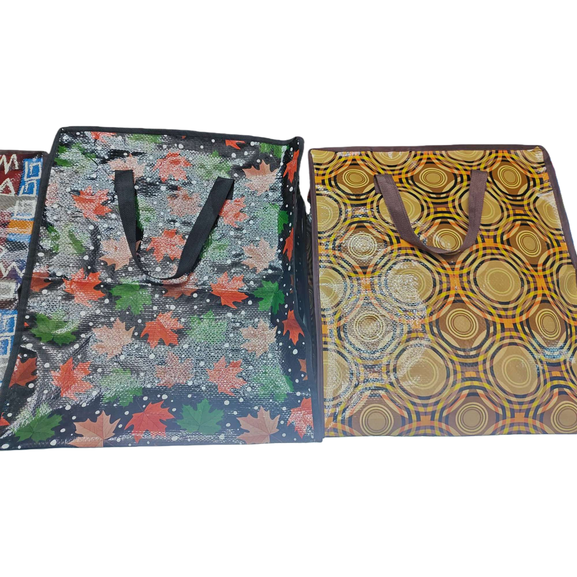 The pattern handbag is simple, environmentally friendly and reusable packaging bag. 152915718 Item Picture