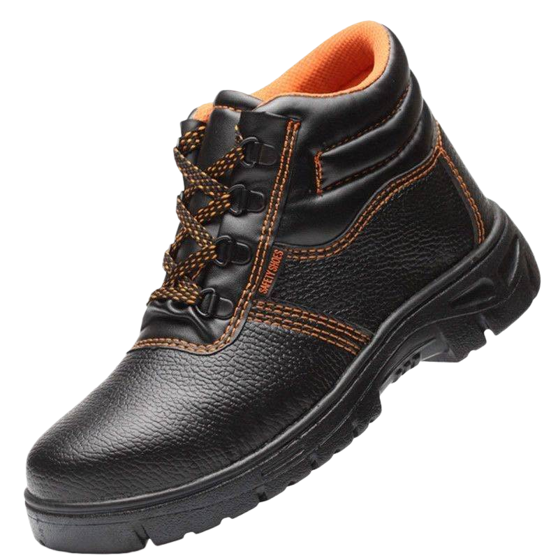 黑色安全鞋防滑耐磨舒适工作鞋专业防护工装鞋