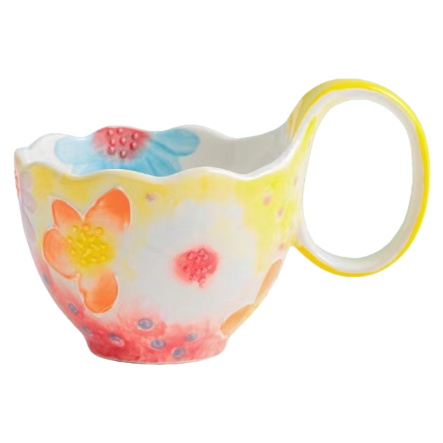 Ceramic cups with simple design, daily use, household heat preservation and anti-scald cups, ceramic water cups, and export for foreign trade Item Picture