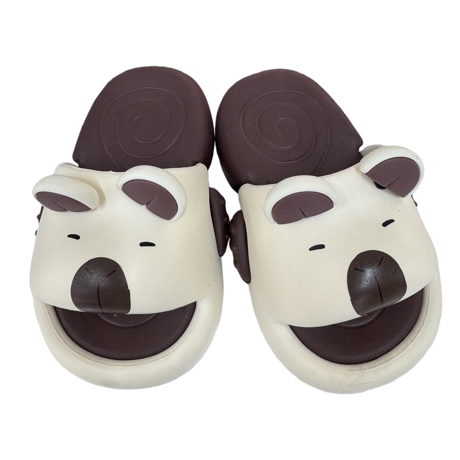 Cartoon panda pattern slippers for casual home use, anti-slip soft-soled home slippers Item Picture
