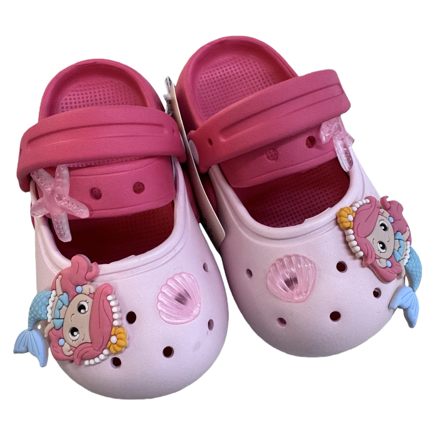 Pink mermaid-themed children's sandals Item Picture