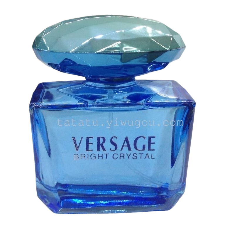 香水瓶+VERSAGE BRIGHT CRYSTAL香水瓶白底实物图