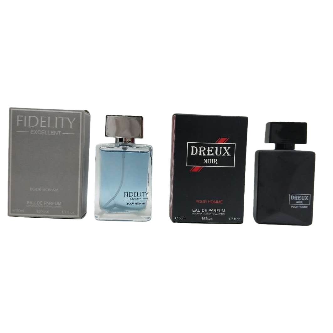 FIDELITY EXCELLENT DREUX NOIR Perfume bottle packaging box set Item Picture