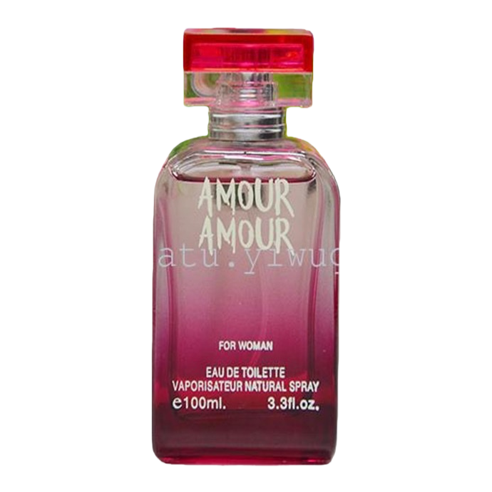 The AMOUR AMOUR perfume bottle features an elegant design and is a delicate storage bottle Item Picture