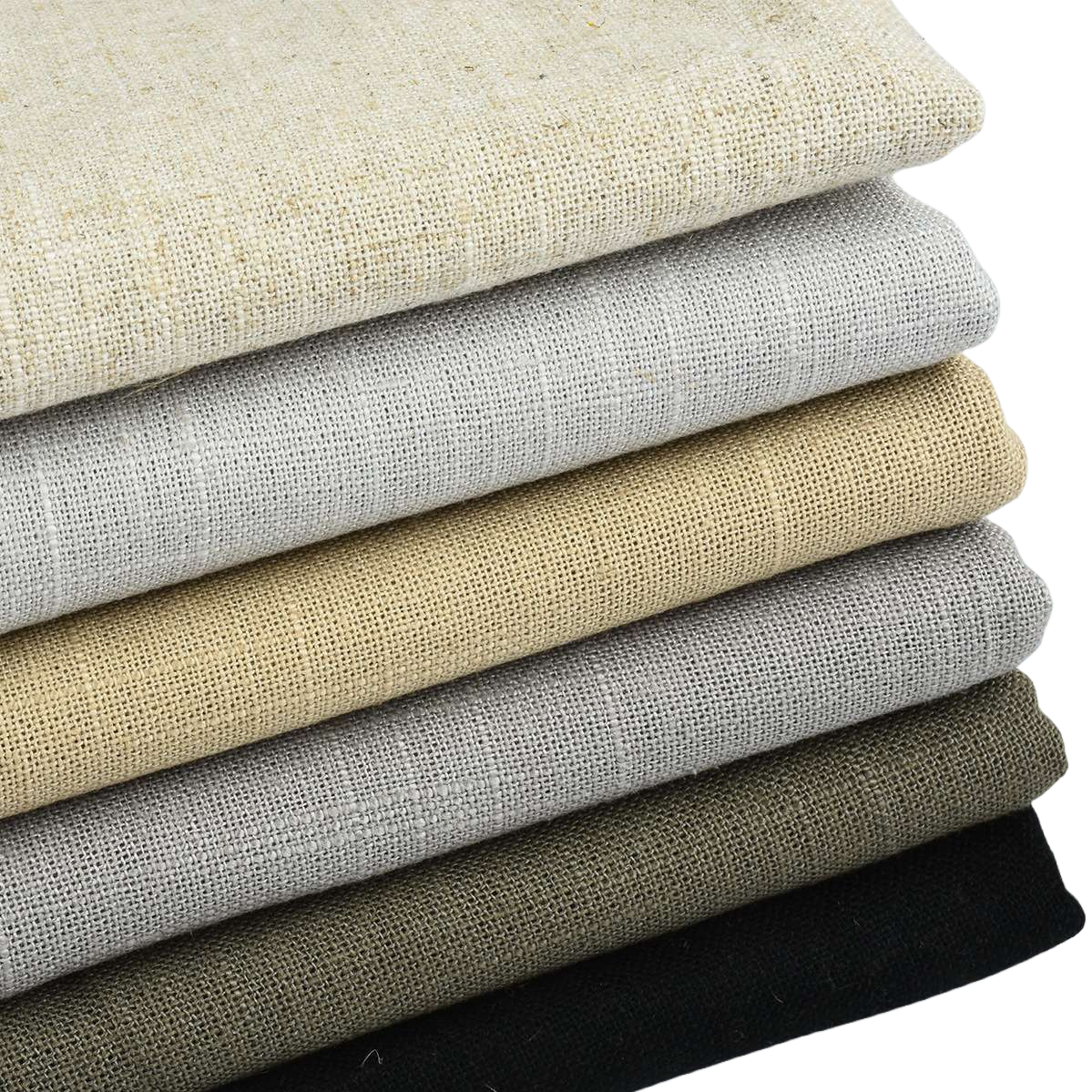 现货批发4.5竹节麻布亚麻布时装服装连衣裙抱枕家纺面料布料 