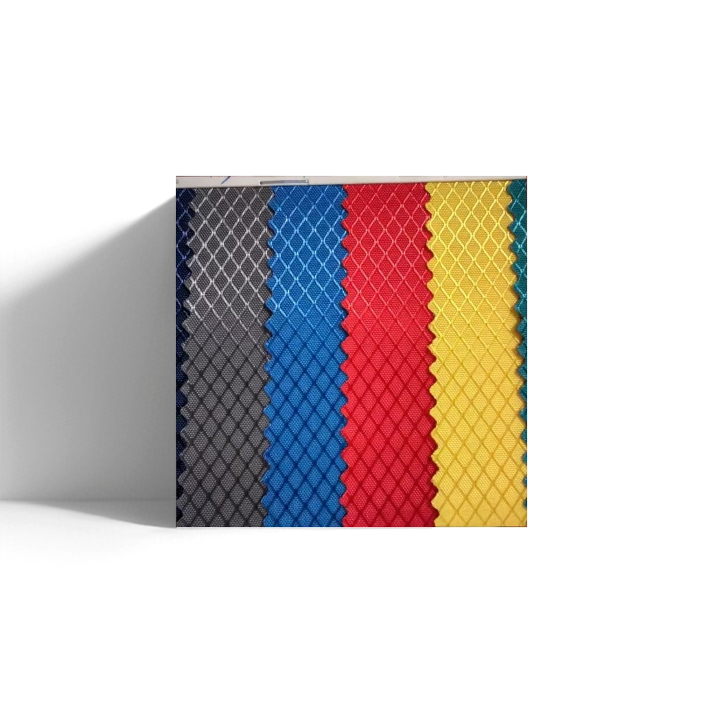 High-quality colored diamond-patterned fabric is available in stock Application Scenario