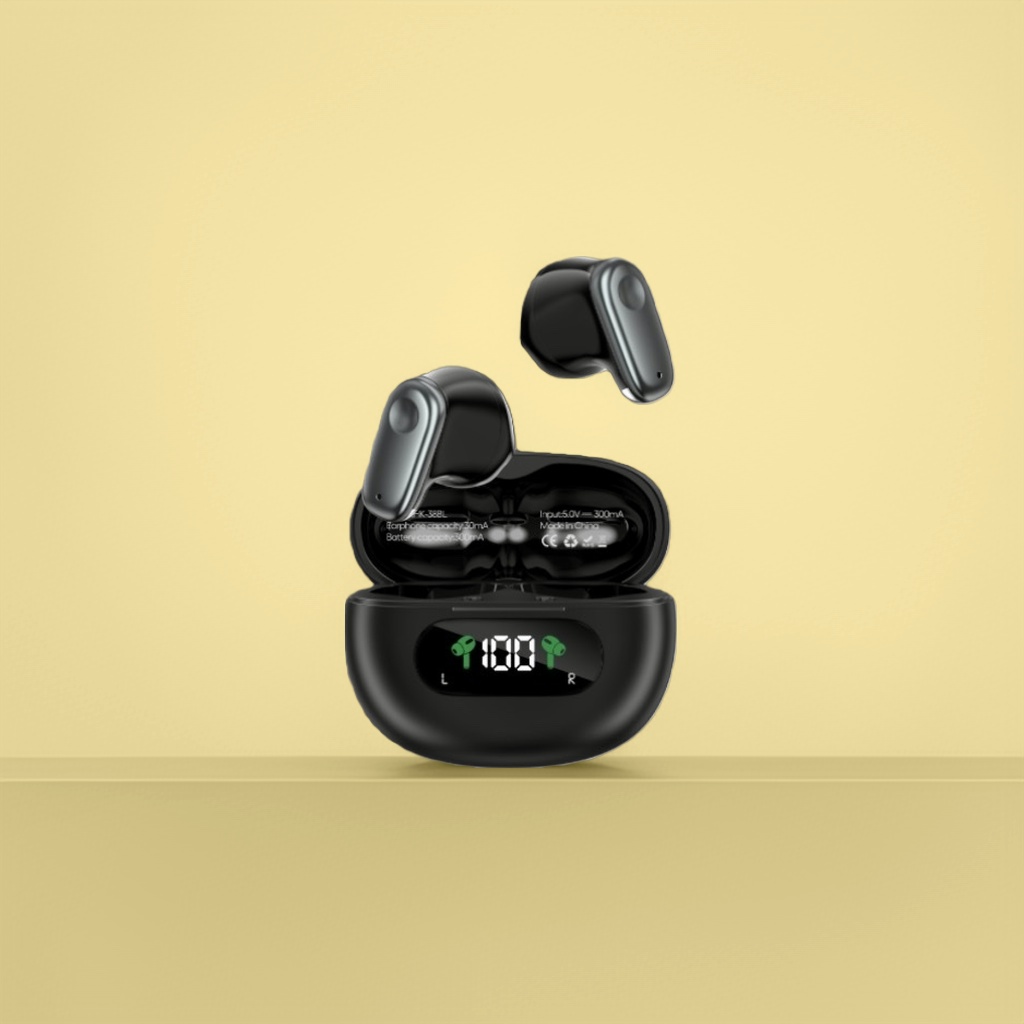 Wireless earphone noise-cancelling Bluetooth 50, high-definition sound quality, long battery life, portable charging case Application Scenario